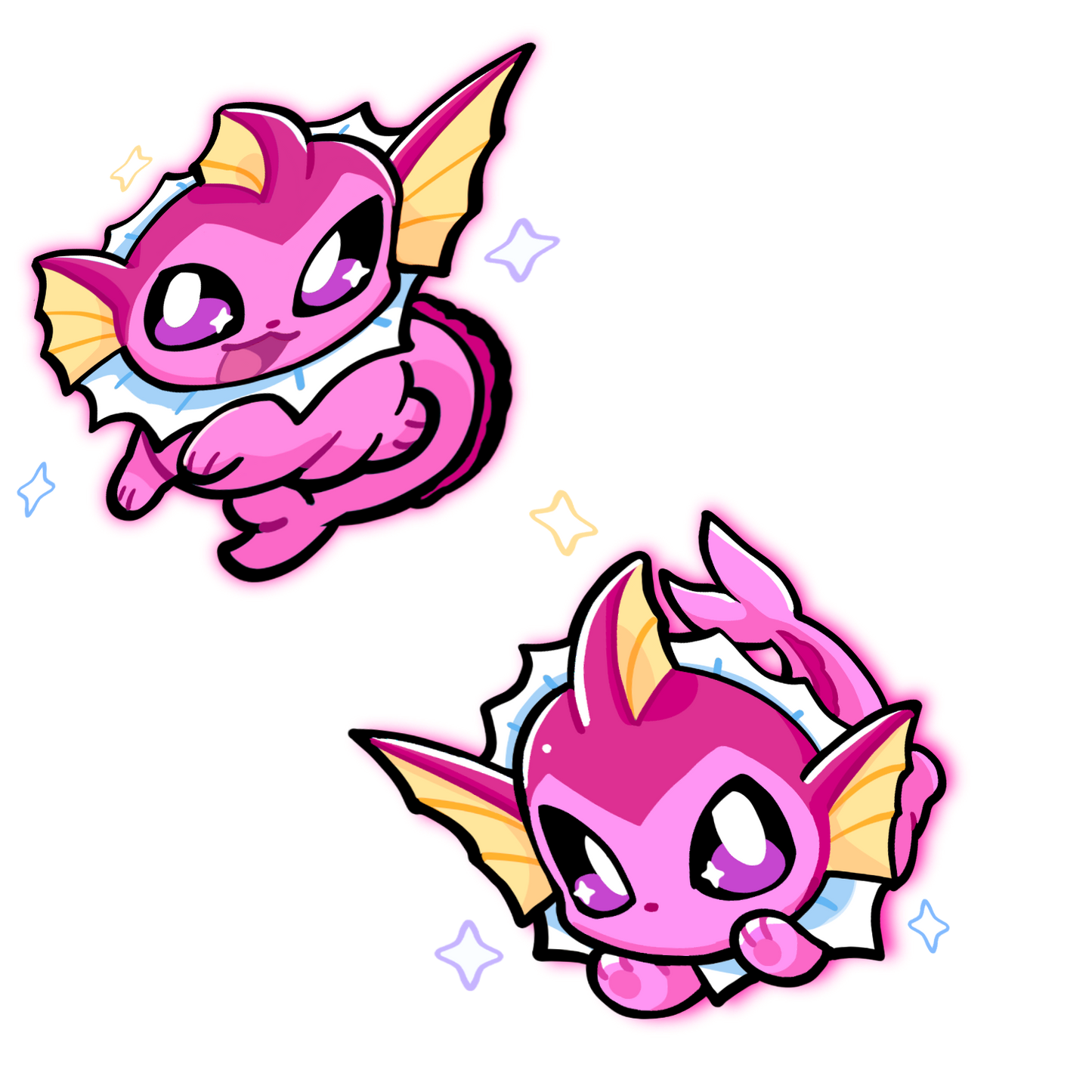 Preorder- EVLUTION  water Small Stickers