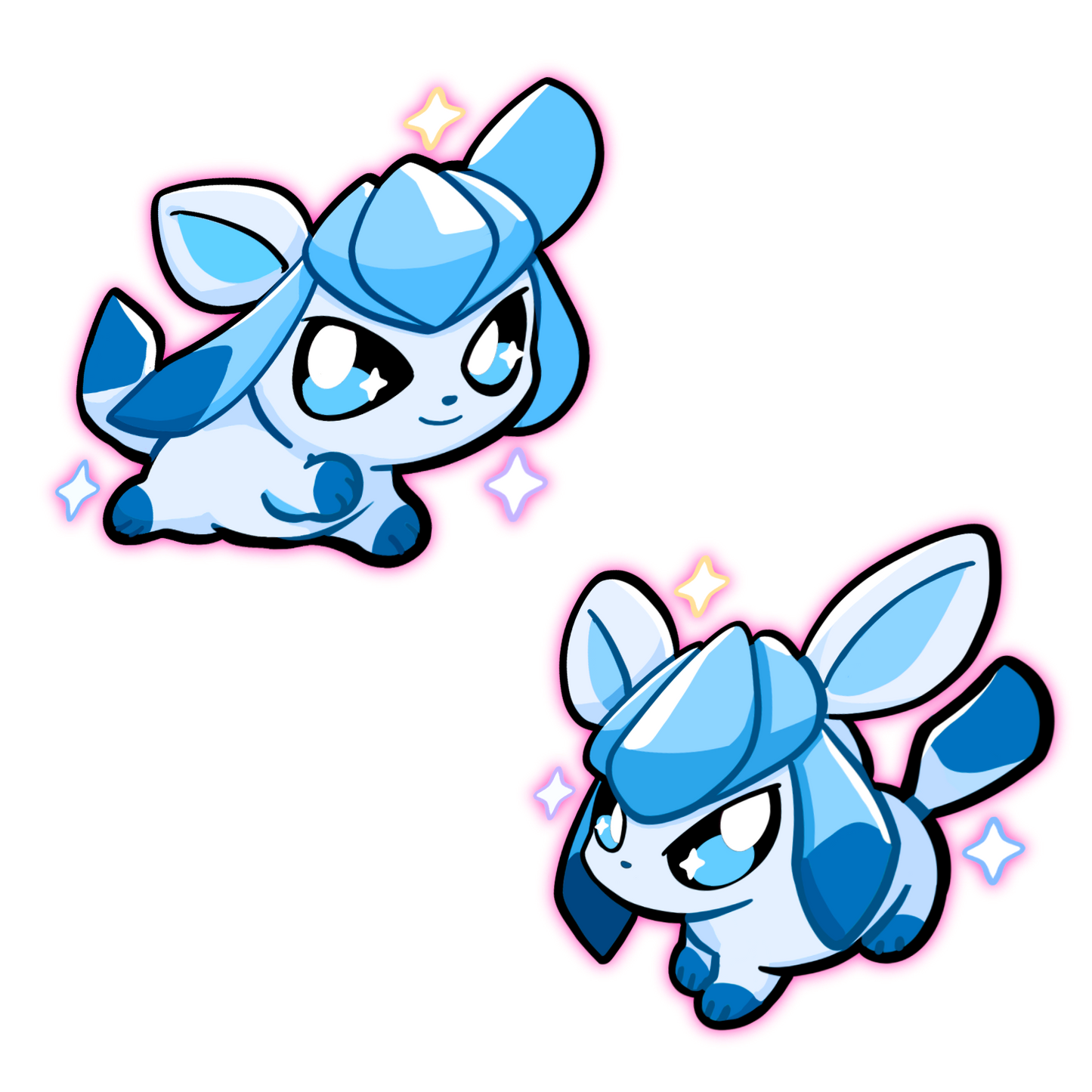 Preorder- EVLUTION  Ice  Small Stickers