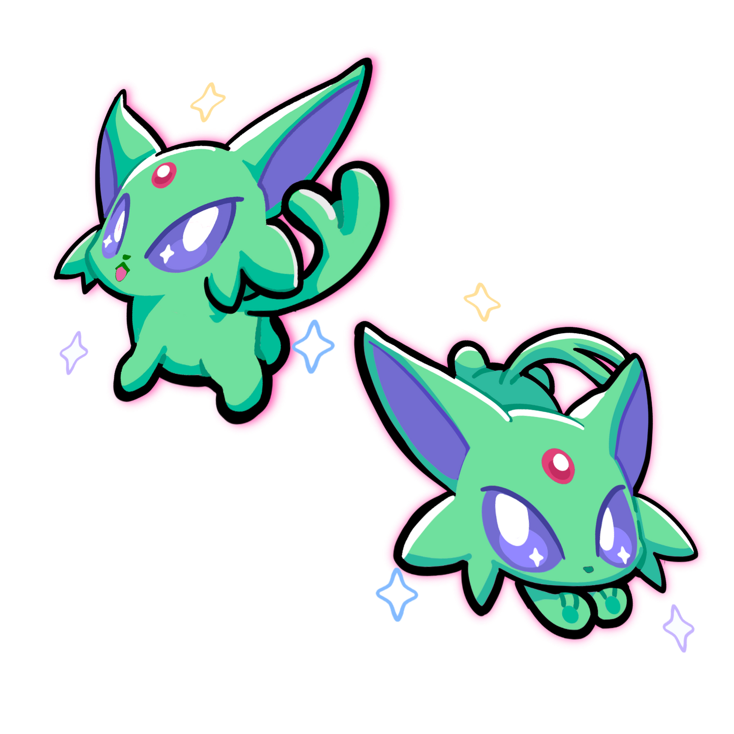 Preorder- EVLUTION  Psychic  Small Stickers