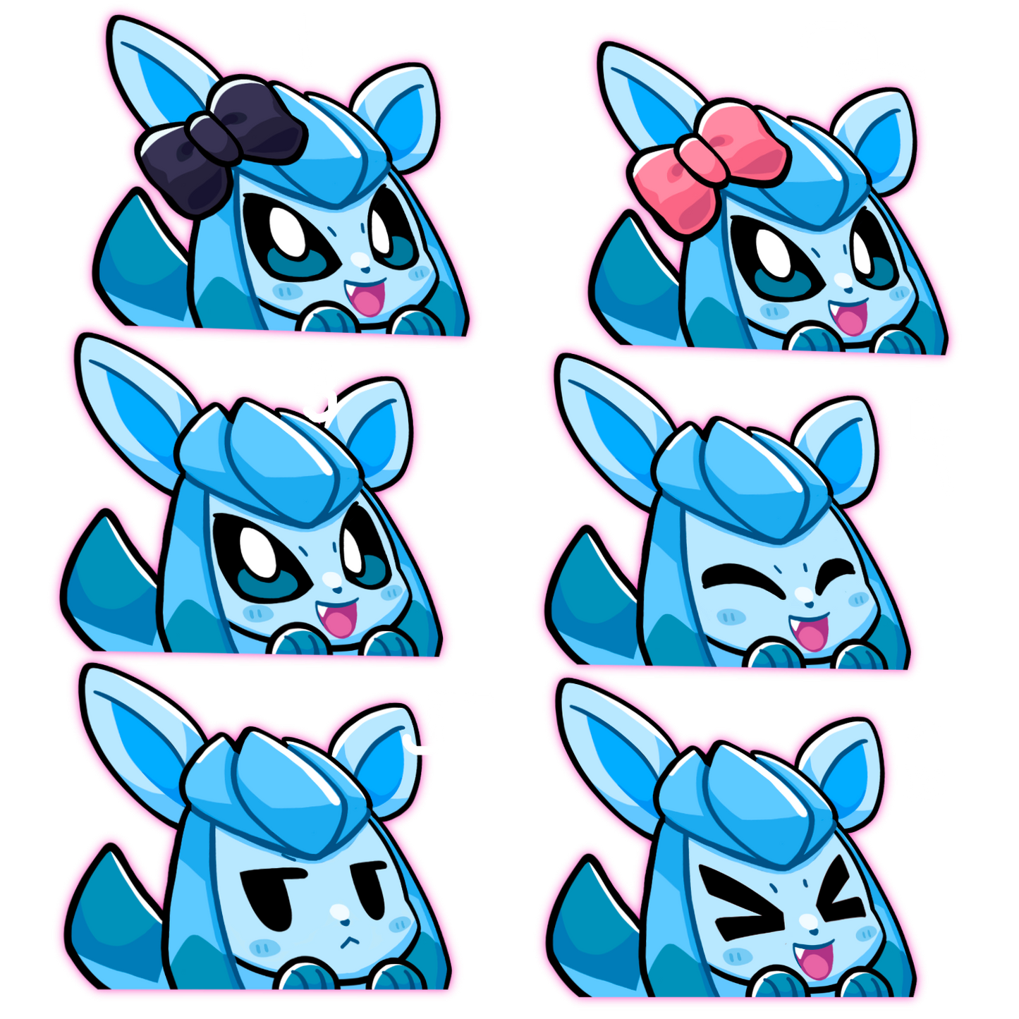 ORDER EV Ice PKMN Anime Peeker Sticker Decal