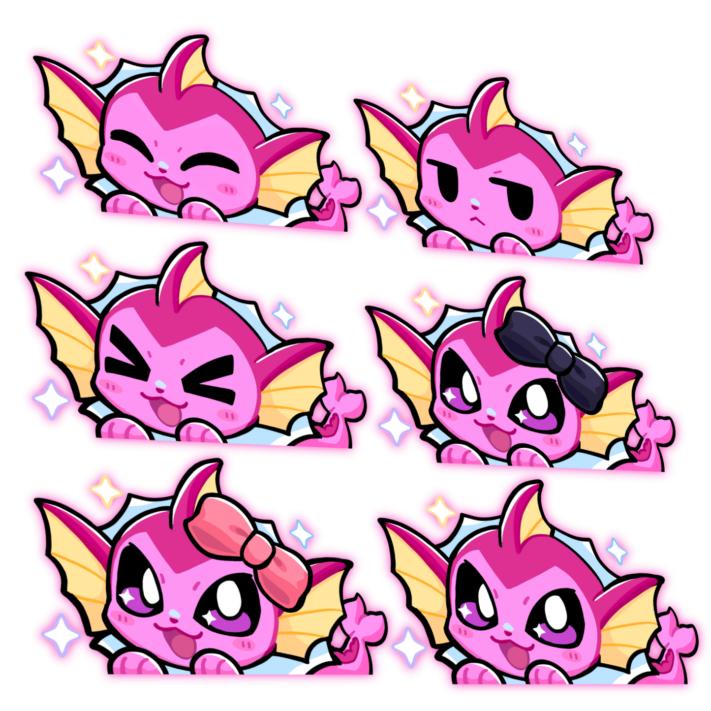 PREORDER EV Shiny Water PKMN Anime Peeker Sticker Decal