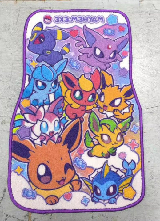 PREORDER- EVLUTION.exe RAINBOW PKMN ANIME CAR MAT