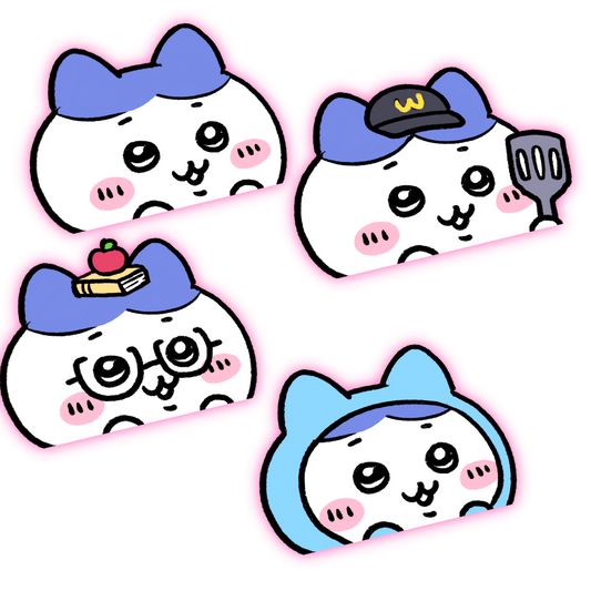 PREORDER Chllkawa.exe two dolla kitty Anime Peeker Sticker Decal