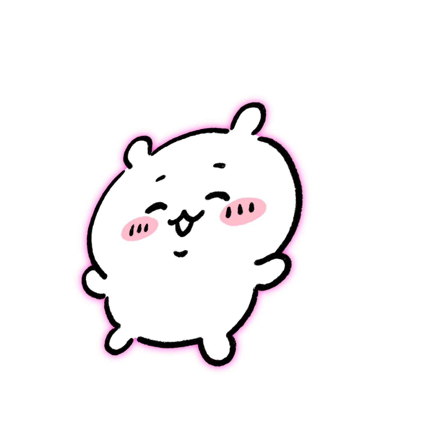 Preorder- Chllkawa.exe bear two dolla anime sticker