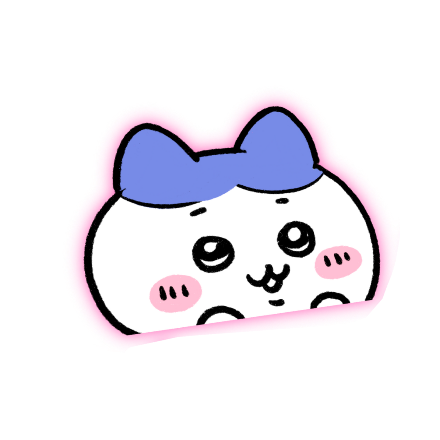 PREORDER Chllkawa.exe two dolla kitty Anime Peeker Sticker Decal