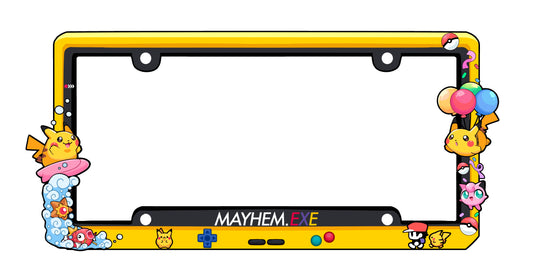 YELLOW.exe License Plate Frame PREORDER