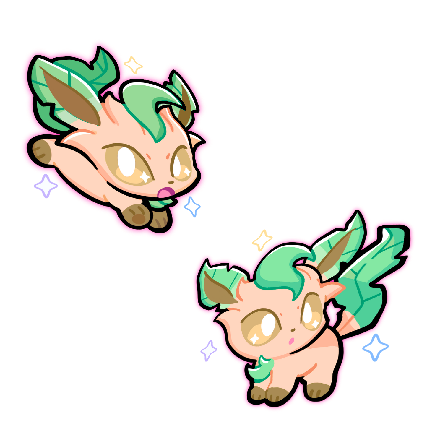 Preorder- EVLUTION  grass  Small Sticker