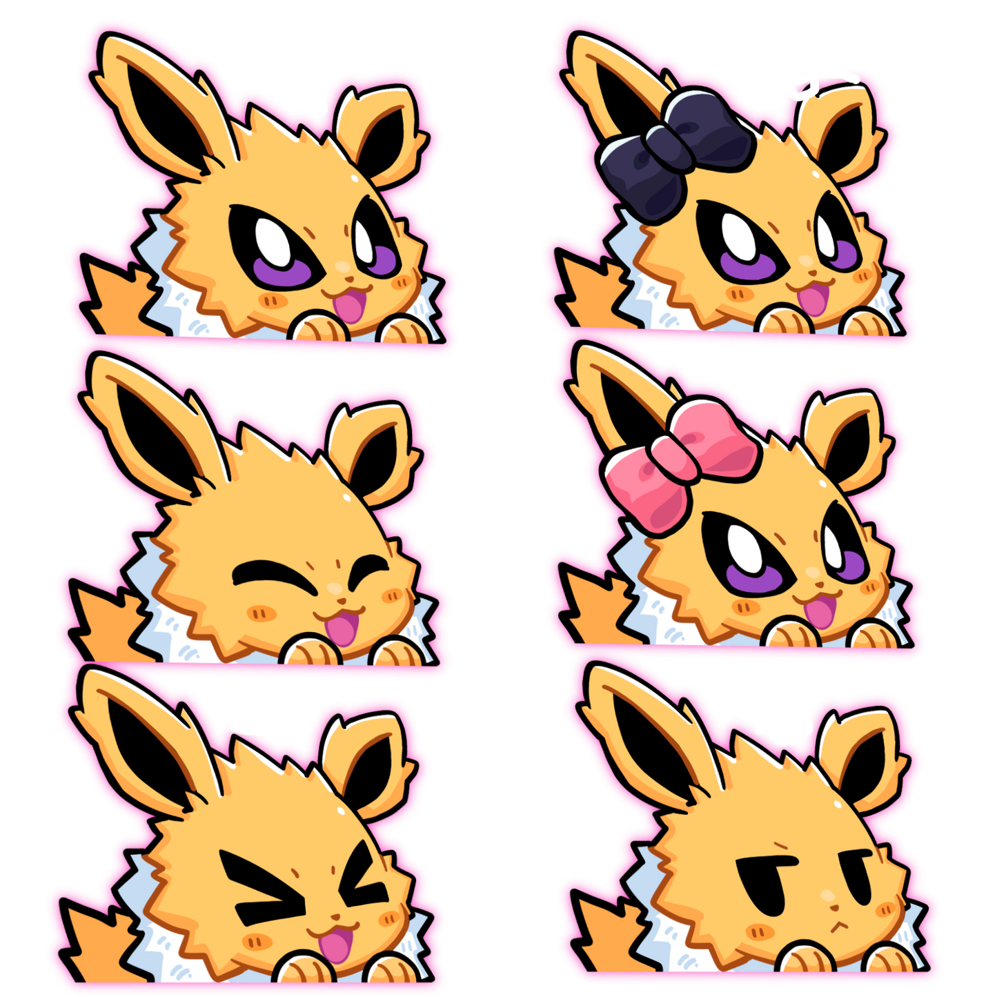 PREORDER EV Electric PKMN Anime Peeker Sticker Decal