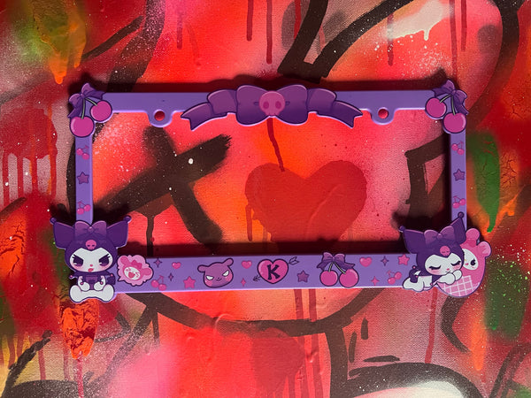 Kuro license plate frame