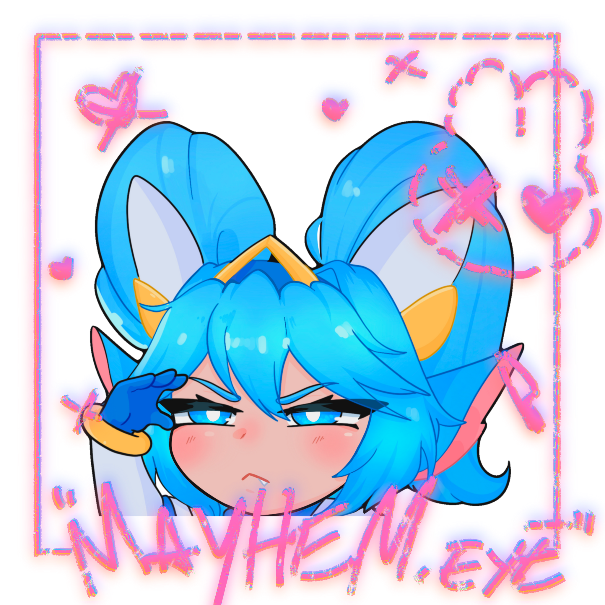 LOL Poppy Peeker Decal