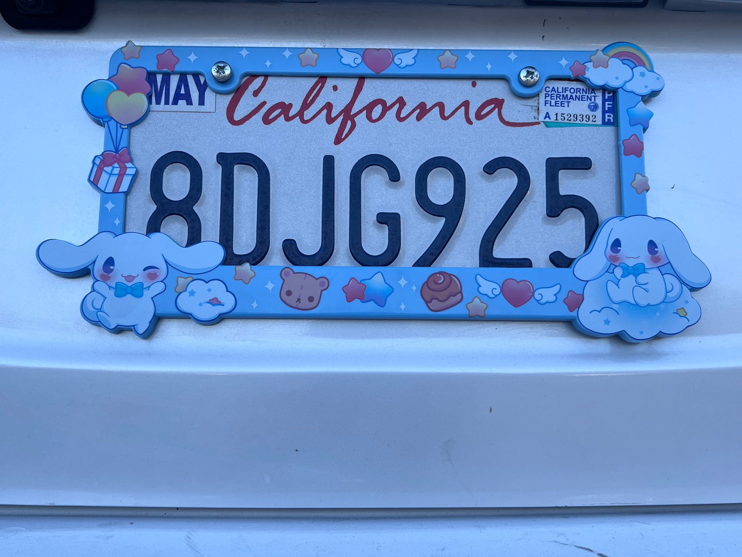 Cinna license plate frame